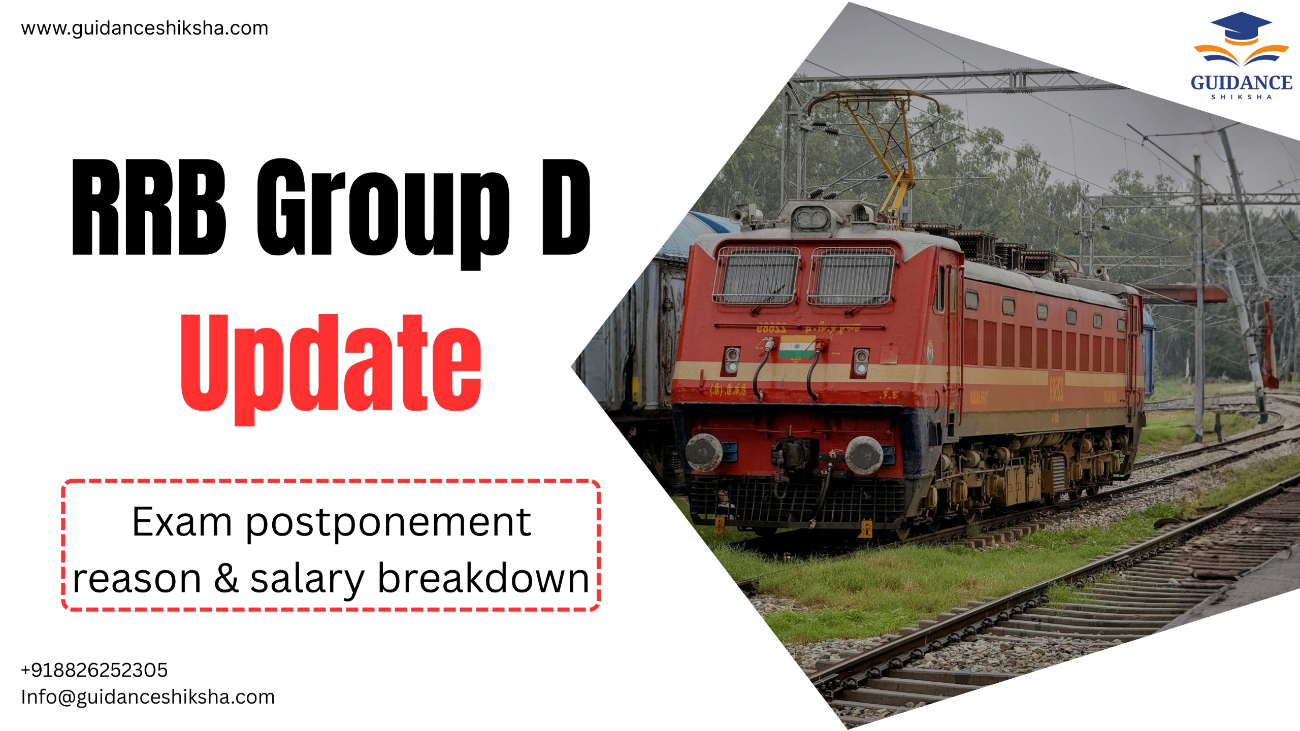 Why is the RRB Group D exam postponed ?  What is group D salary ?